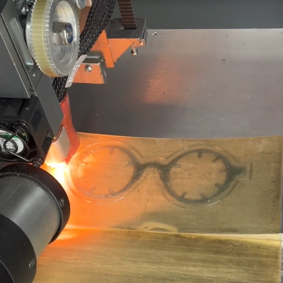 3D Druck der Fassung 3D Druck in Aktion